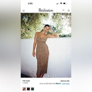 Realisation Par The Alba Dress size